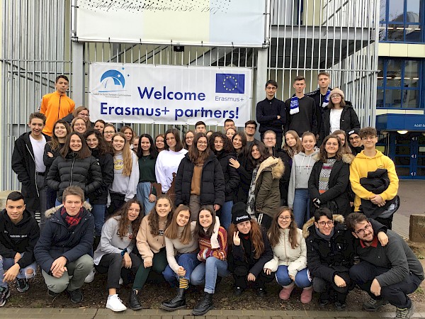 Erasmus Gruppenfoto in Neckarbischofsheim